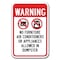 Signmission 18 in Height, 0.12 in Width, Aluminum, 12" x 18", A-1218 Dumpster - NoFurn A/C A-1218 Dumpster - NoFurn A/C - alternate 1